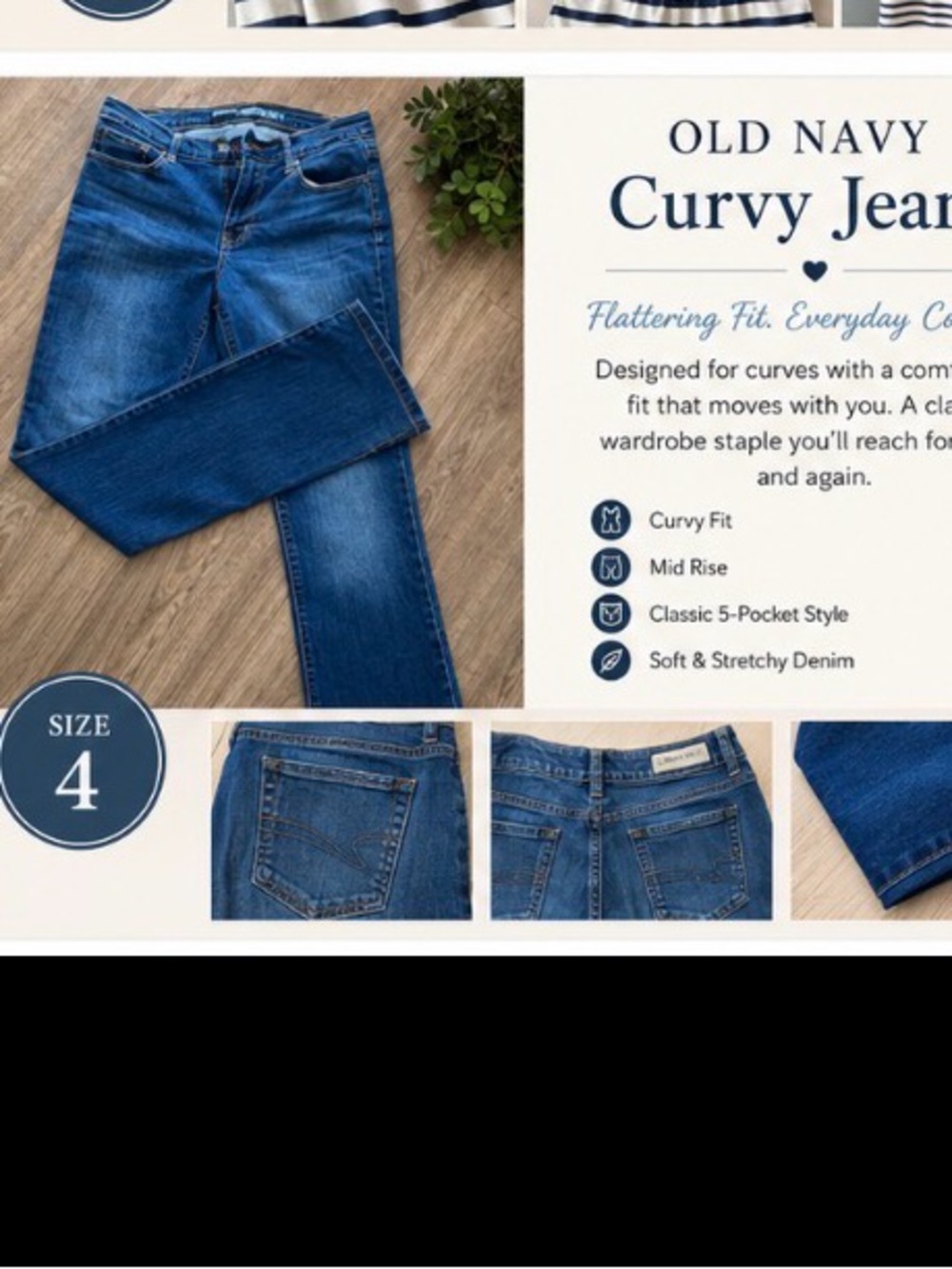 Old navy curvy jean